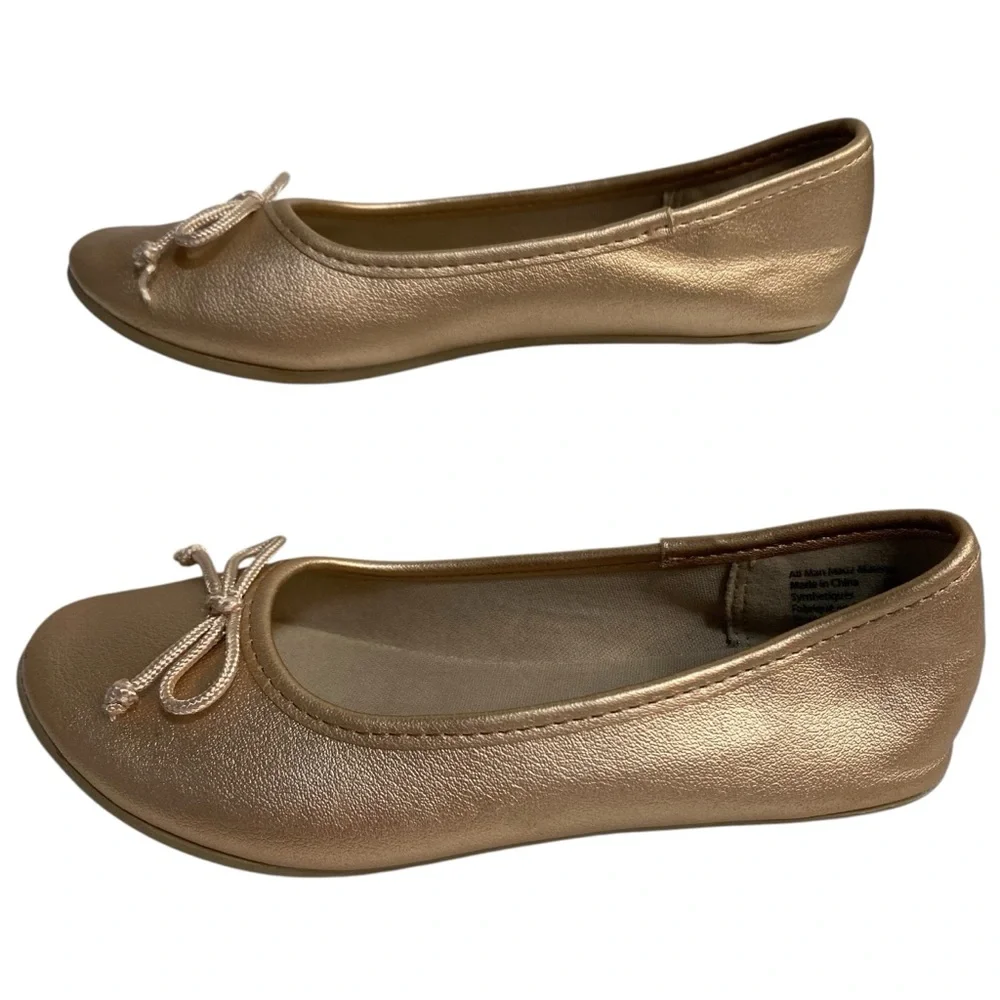 ZOE & ZAC Shoes Ballet Flats Size 13 Rose Gold Padded Footbed